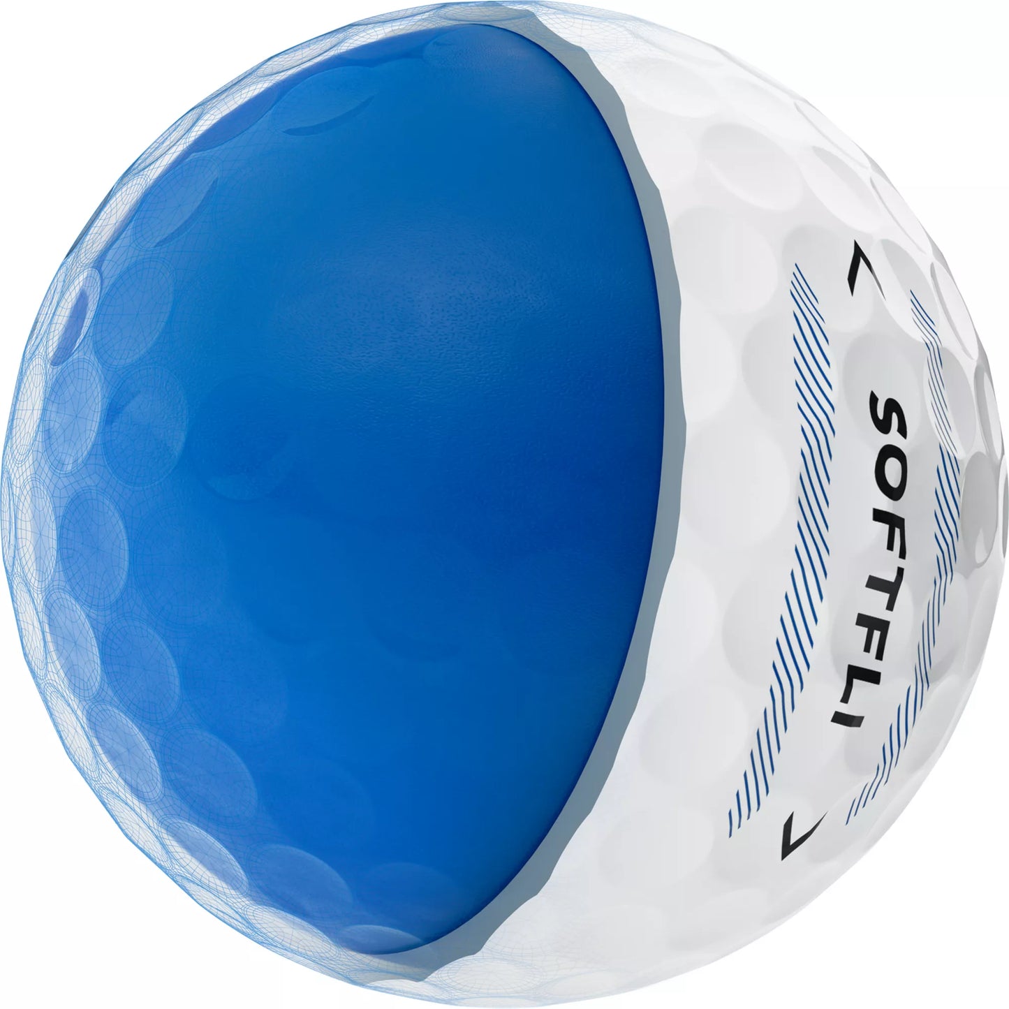 Maxfli Softfli 2025 Gloss White - 24 Balls