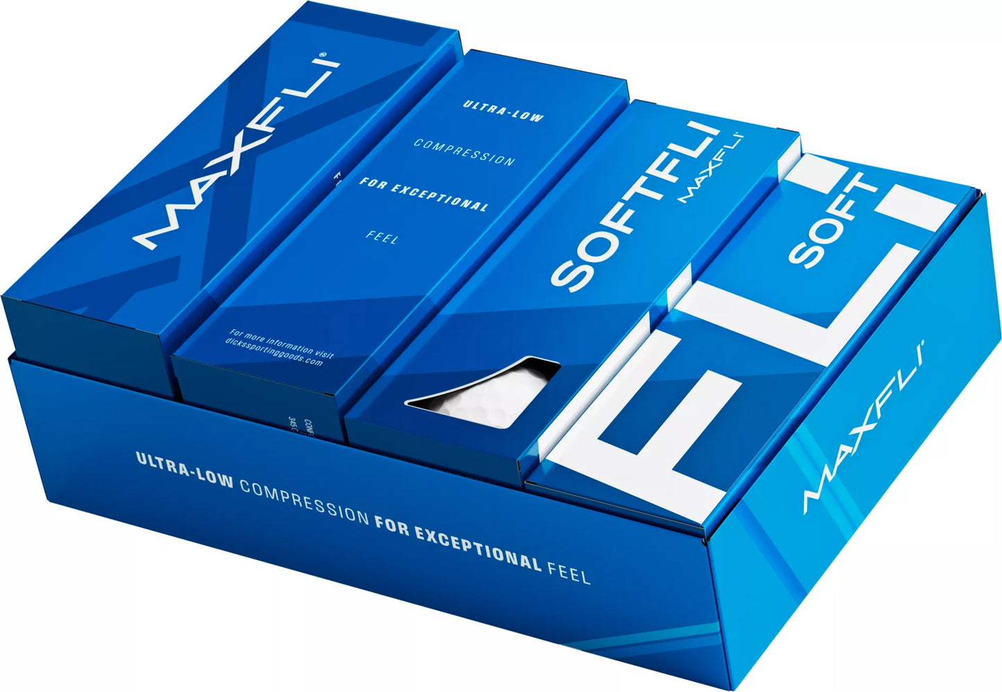 Maxfli Softfli 2025 Gloss White - 24 Balls