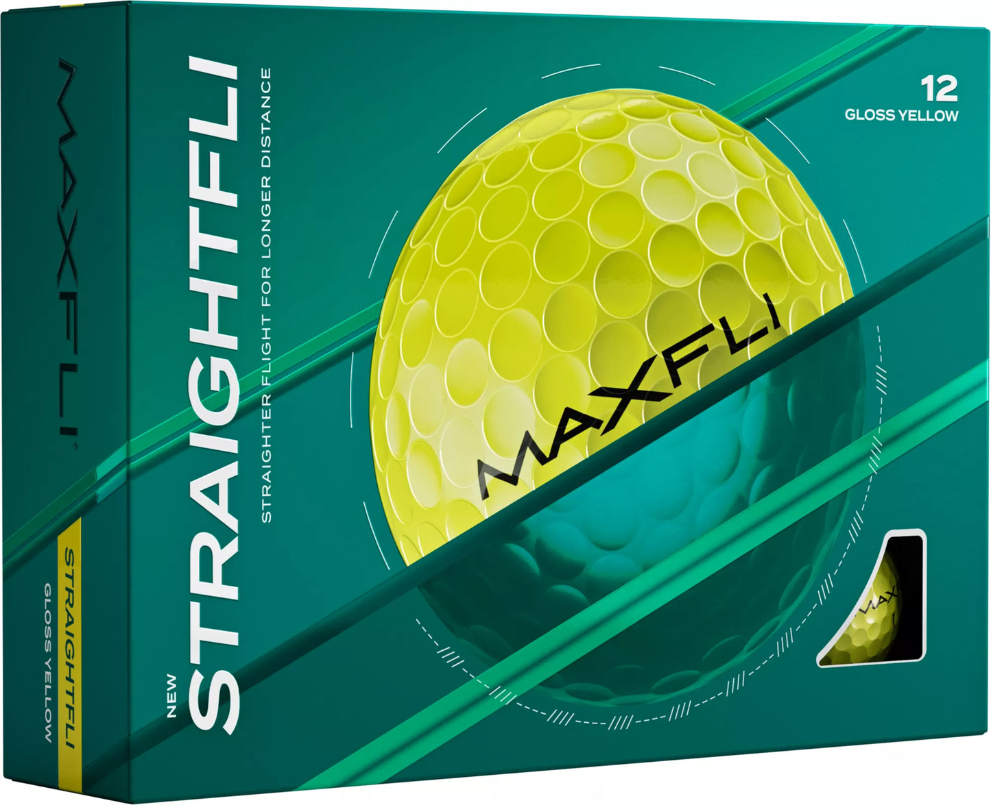 Maxfli Straightfli 2025 - 3 Colours Available - 12 Balls
