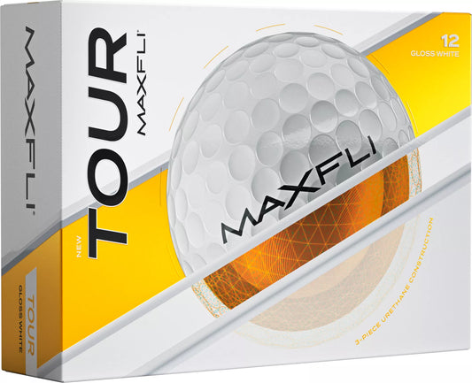 Maxfli Tour Gloss White 2025 - 12 Balls