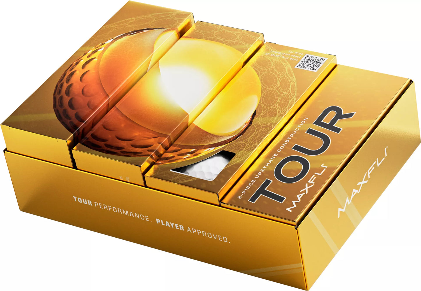 Maxfli Tour Gloss White 2025 - 24 Balls