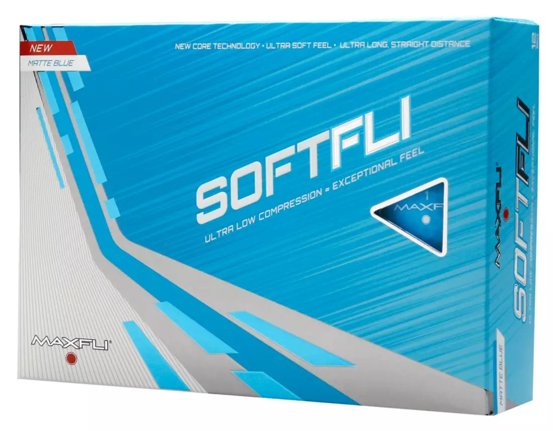 Maxfli Softfli Matte Blue - 12 Balls