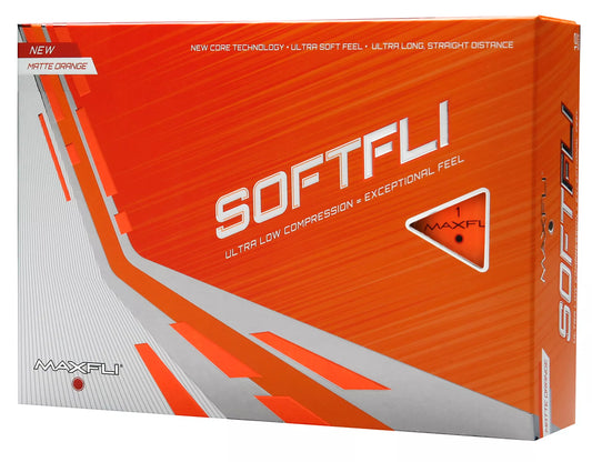 Maxfli Softfli Matte Orange - 12 Balls