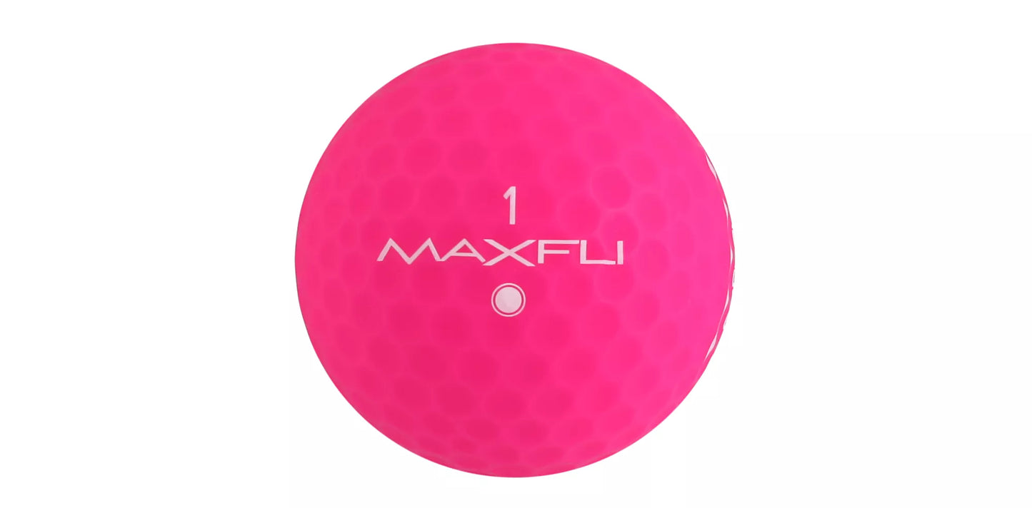 Maxfli Softfli Matte Pink - 12 Balls