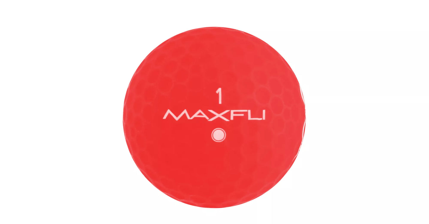 Maxfli Softfli Matte Red - 12 Balls