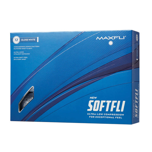 Maxfli Softfli Gloss White - 12 Balls