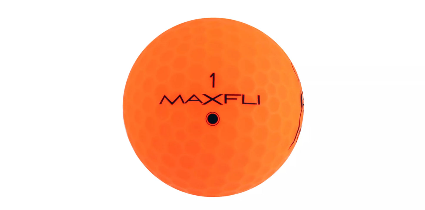Maxfli Straightfli Matte Orange - 12 Balls