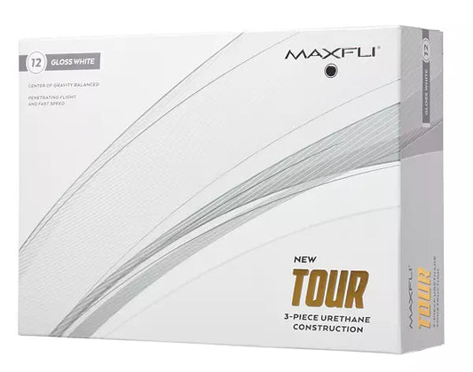 Maxfli Tour Gloss White - 12 Balls