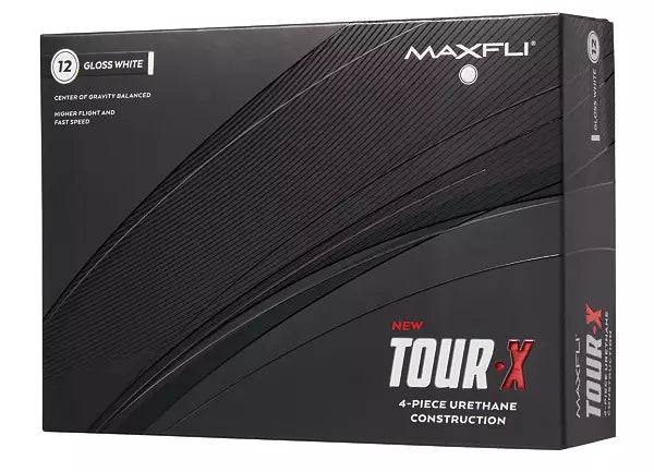 Maxfli Tour X - Gloss White - 12 Balls